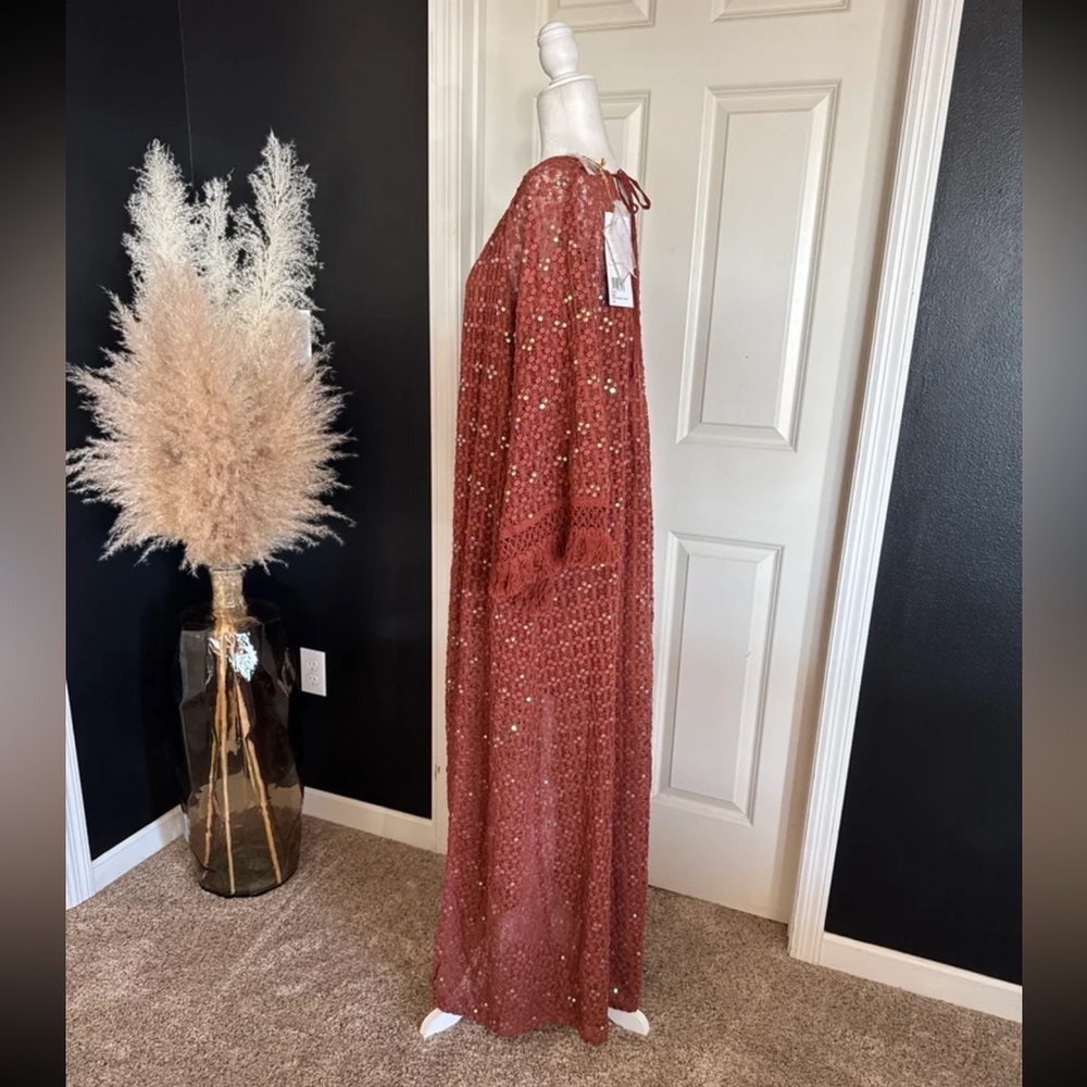 NWT Sundress ROSE LONG DRESS
size Large/XL - Picture 10 of 12